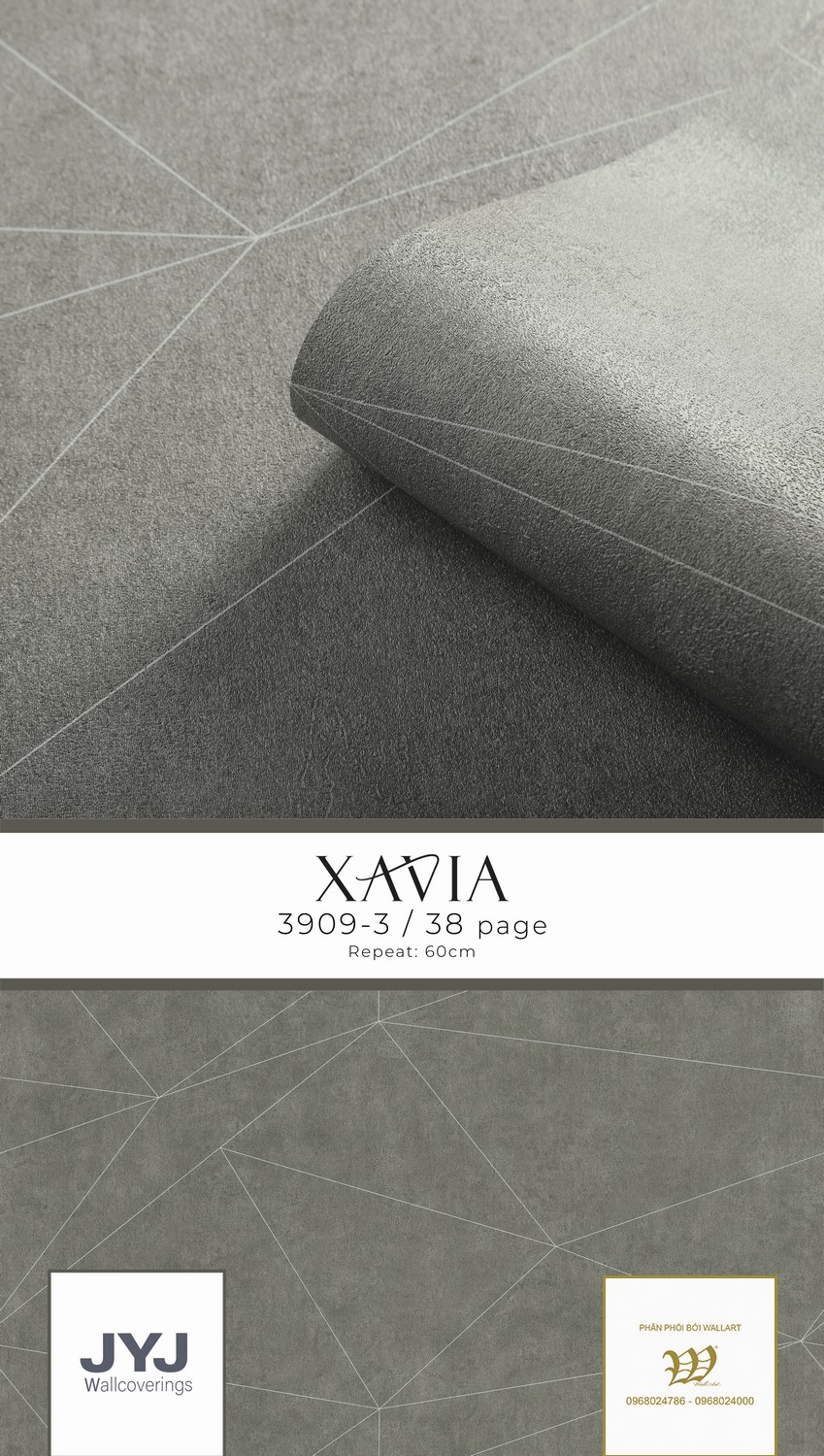 Giấy dán tường Xavia 3909-3